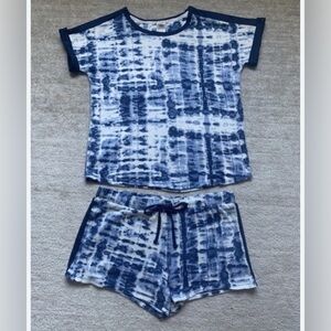 Blue Tie-Dye Lounge Set